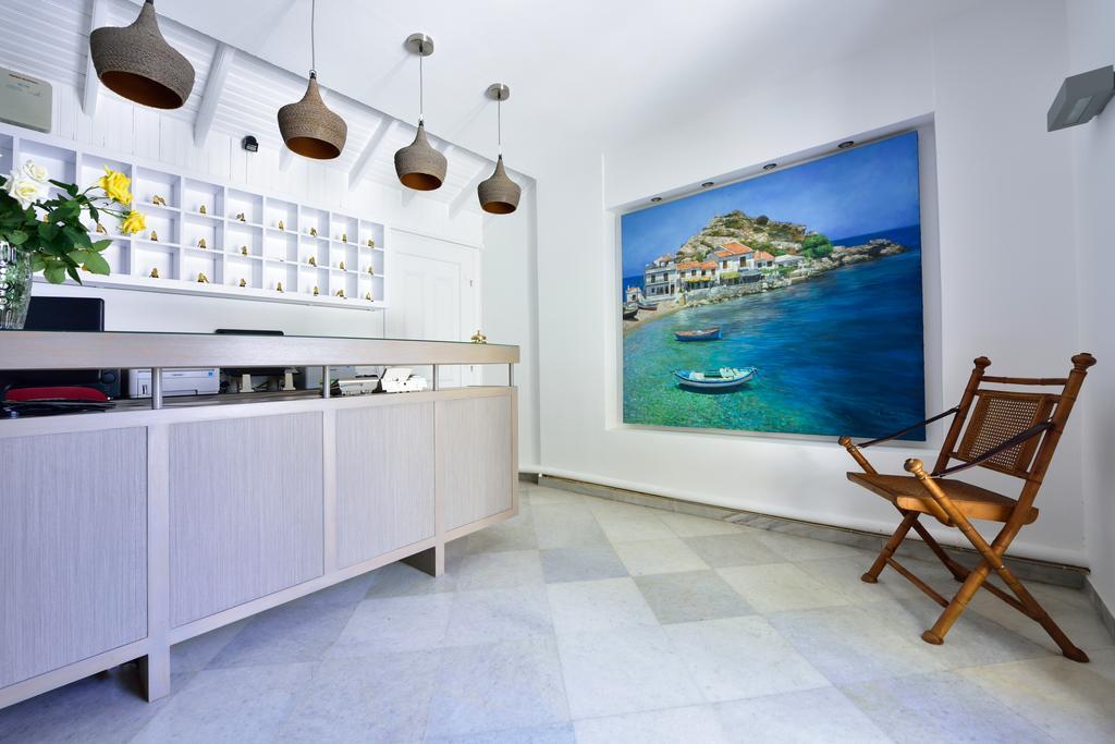 Kalidon Beach Hotel Kokkari Exterior foto